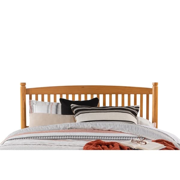 slide 2 of 8, Copper Grove Emmaus Headboard, Country Pine Queen