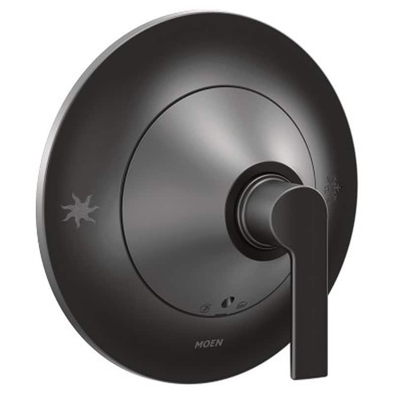 Moen Doux Wall-Mounted Shower Valve Trims - Matte Black