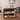 SEI Furniture Berhill Transitional Black Wood Expandable Kitchen Island