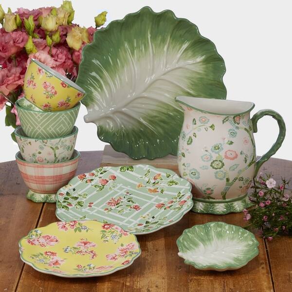 Certified International English Garden Dinner Plates Set Of 4 Overstock 30678306