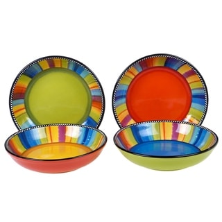 Certified International Sierra 9-inch Soup/Pasta Bowls (Set of 4)