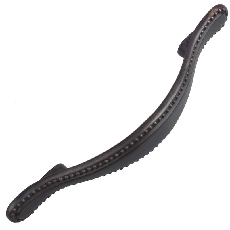 GlideRite 5-Pack 3 Inch Center Oil Rubbed Bronze Beaded Cabinet Pulls - Oil Rubbed Bronze