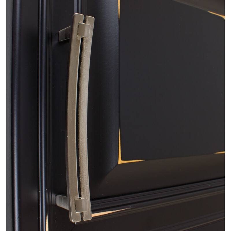 GlideRite 5-Pack 5 in. Center Dual Bar Satin Nickel Cabinet Pulls - Satin Nickel
