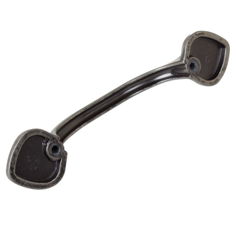 GlideRite 5-Pack 3 in. CC Beaded Spade Weathered Nickel Cabinet Pull - Weathered Nickel