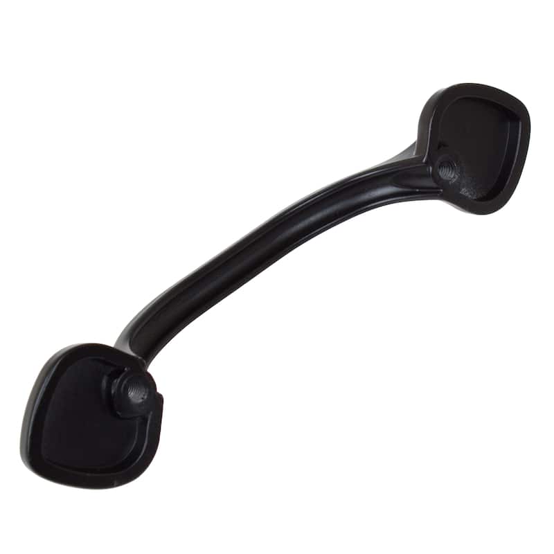 GlideRite 5-Pack 3 in. Center Beaded Spade Matte Black Cabinet Pulls - Matte Black