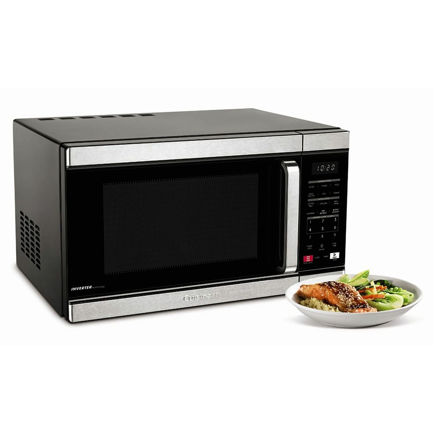 Cuisinart 1.2-cu ft 1000-Watt Countertop Convection Microwave (Stainless  Steel) in the Countertop Microwaves department at