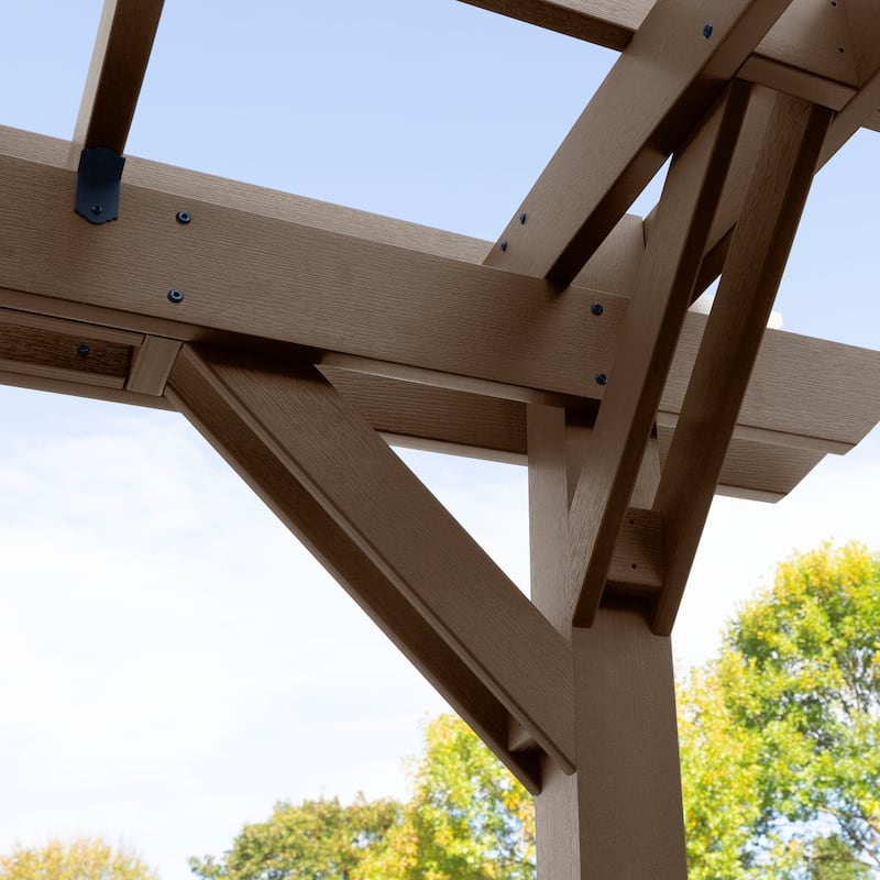 Highwood Bodhi 8 x 8 Recycled Plastic Pergola