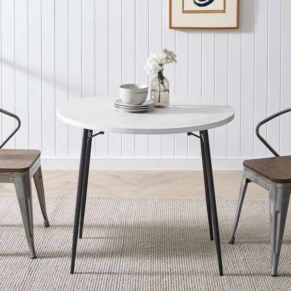 Carson Carrington 36inch Drop Leaf Dining Table White | 13% off & Cash Back