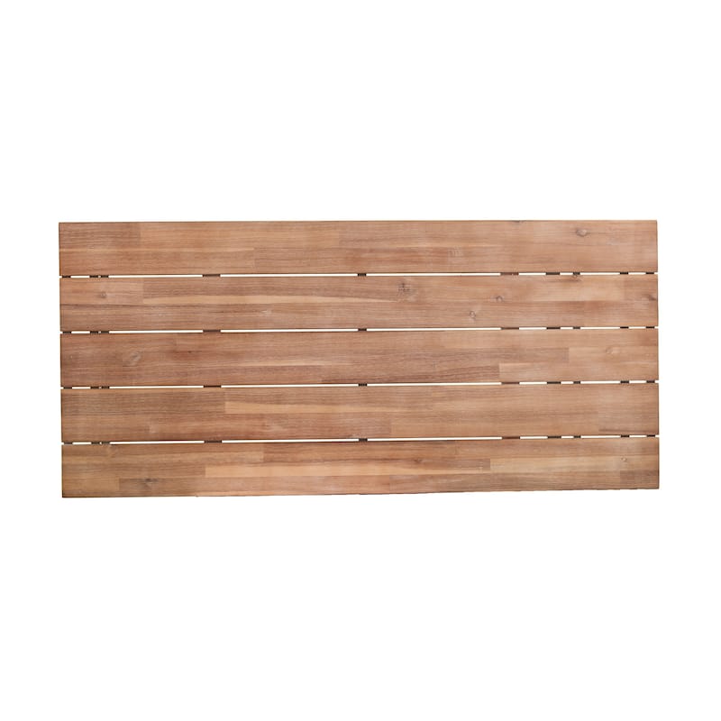 SEI Furniture Venmore Natural Acacia Wood Outdoor Pub Table
