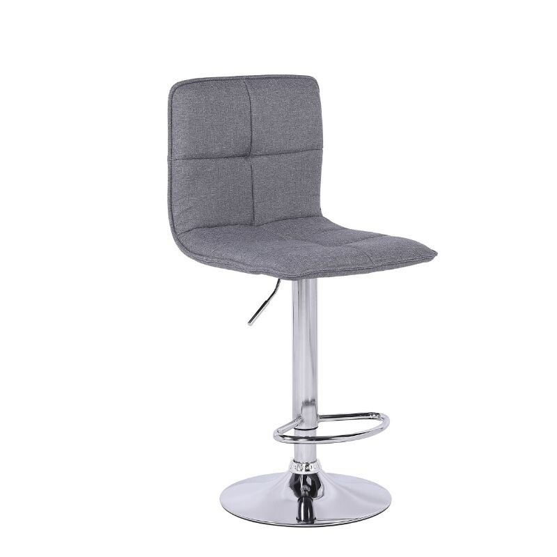 Grey Paxton Leatherette Steel Swivel Base Task Chair