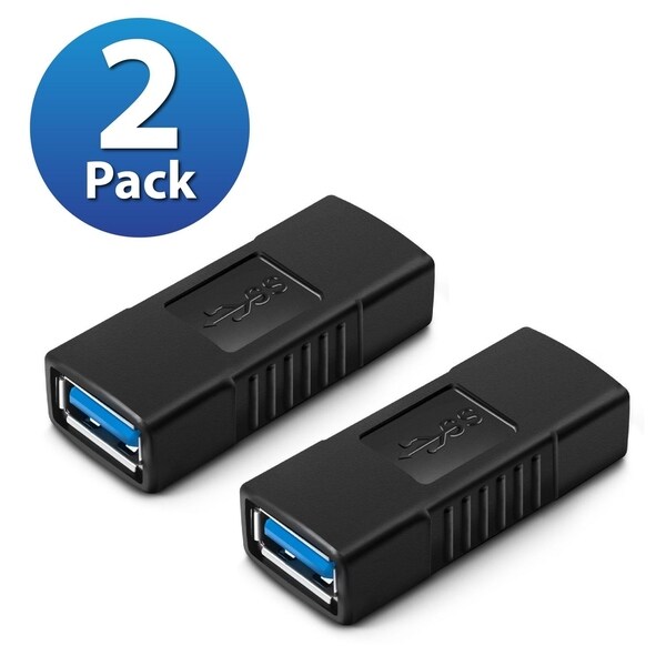 Shop 2Pack USB 3.0 Coupler Adapter, USB Type A Female to Type A Female