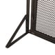 preview thumbnail 9 of 11, Cartwright Modern Iron Fireplace Screen by Christopher Knight Home - 30.50" H x 40.00" W and is 10.25" D