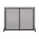 preview thumbnail 2 of 11, Cartwright Modern Iron Fireplace Screen by Christopher Knight Home - 30.50" H x 40.00" W and is 10.25" D Matte Black