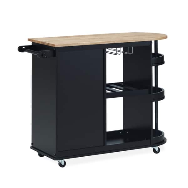 Shop Corby Kitchen Cart With Wheels By Christopher Knight Home
