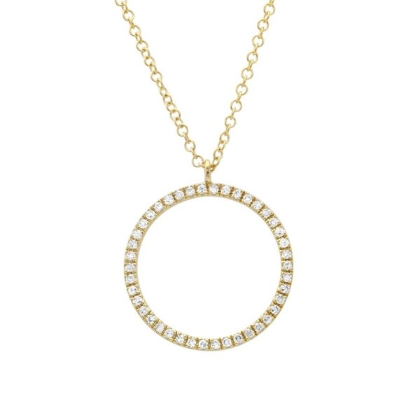 open circle pendant