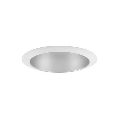 Sea Gull Satin Nickel and White Recessed Trim