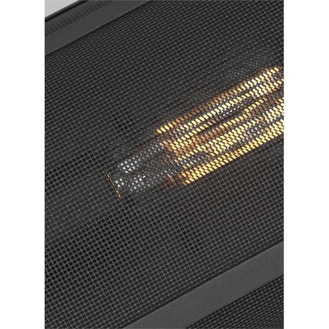Sea Gull Gereon Black LED Convertible Wall/Bath Sconce