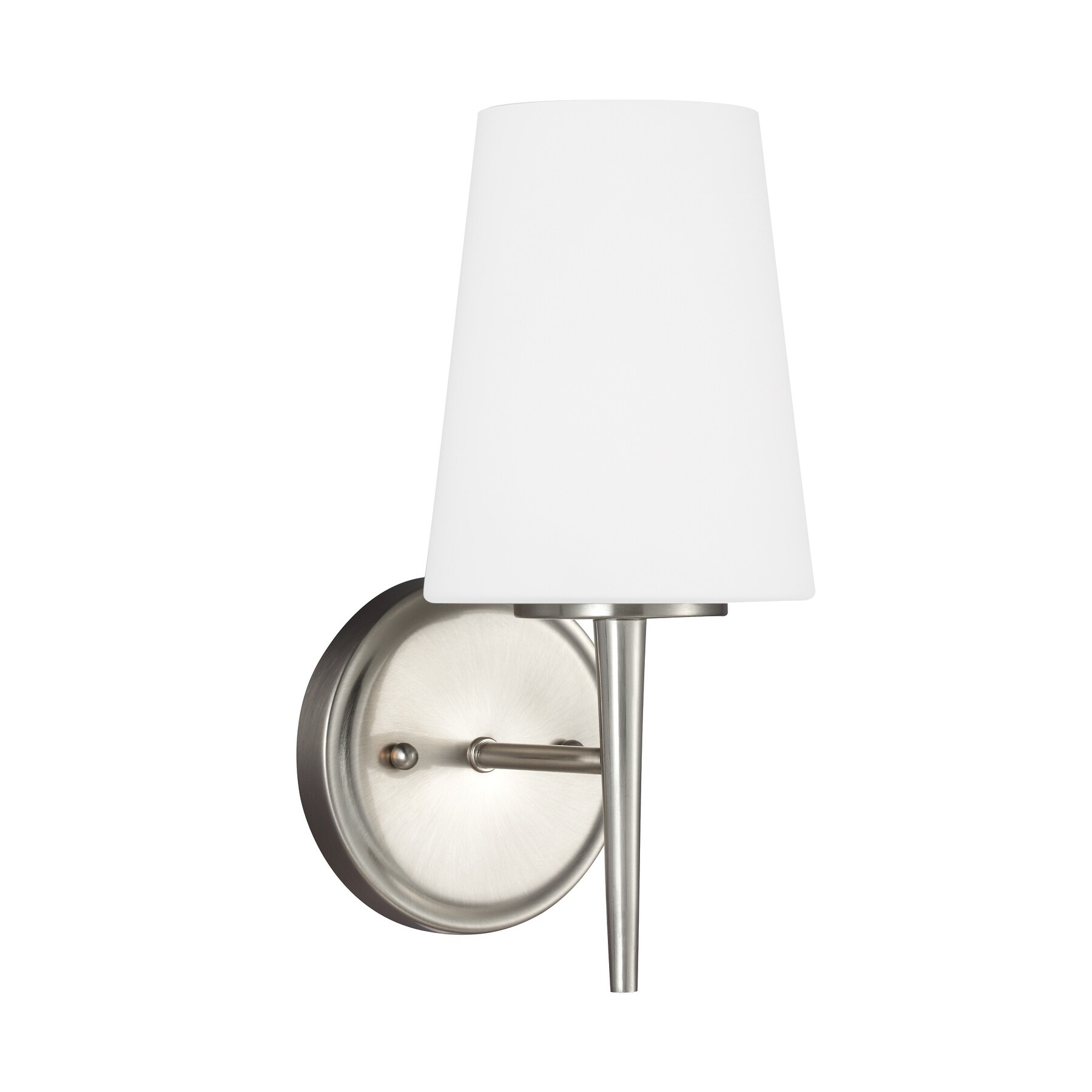 Sea Gull Driscoll Brushed Nickel 1-light Wall/Bath Sconce