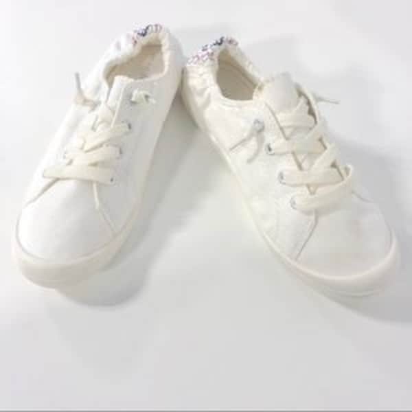 Madden Girl White Canvas Sneakers White 