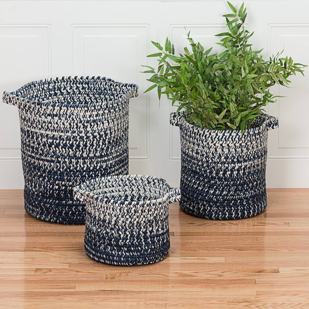 Colonial Mills Monet Ombre Indoor Outdoor Polypropylene Soft Braided Basket
