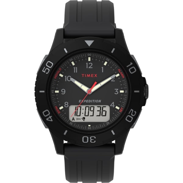 timex men's guard dgtl bold combo resin strap watch