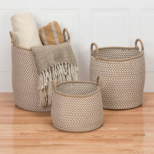 slide 1 of 18, Colonial Mills Preve Indoor Outdoor Polypropylene Soft Braided Basket