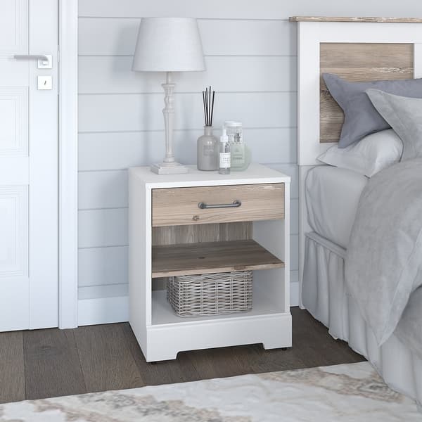 River Brook Nightstand From Kathy Ireland Home By Bush Furniture On Sale Overstock 30689284