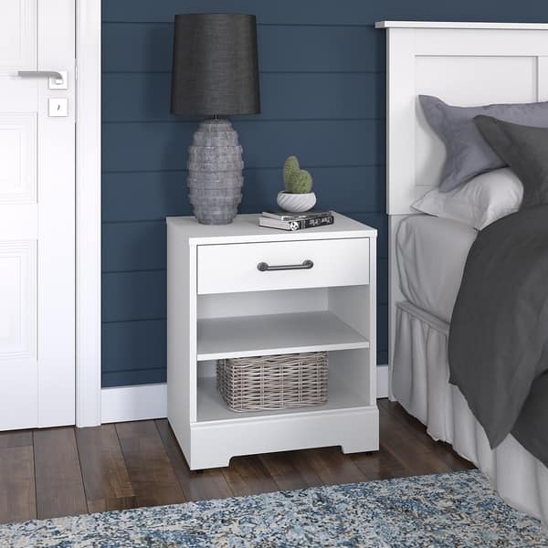 River Brook Nightstand From Kathy Ireland Home By Bush Furniture On Sale Overstock 30689284