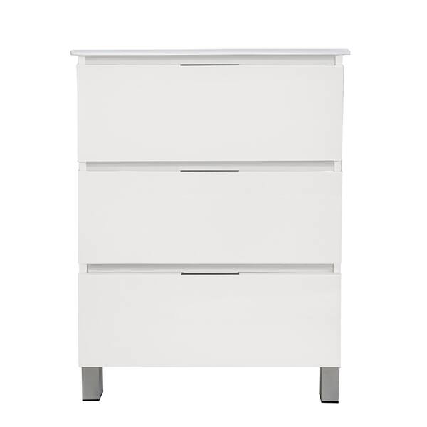 Shop Eviva Malmo 20 Inch By 14 Inch Freestanding White Bathroom Vanity Overstock 30693152