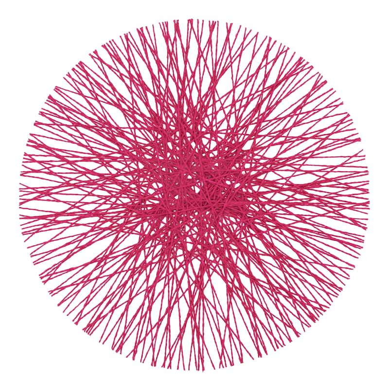 Paper Placemats With Straw Design (Set of 4)