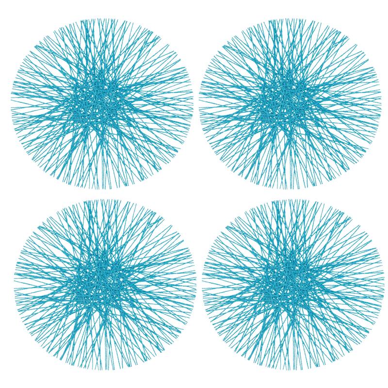 Paper Placemats With Straw Design (Set of 4)