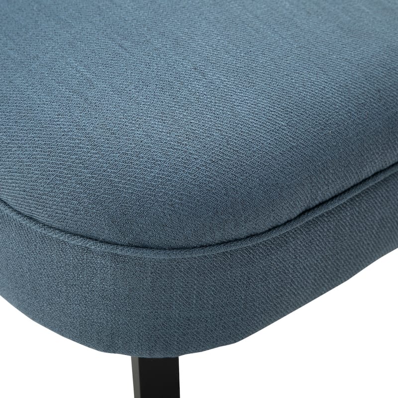 Copper Grove Tigre Fabric-upholstered Small Accent Chair with Wood Legs and Pillow - 20.75*27.25*30.25