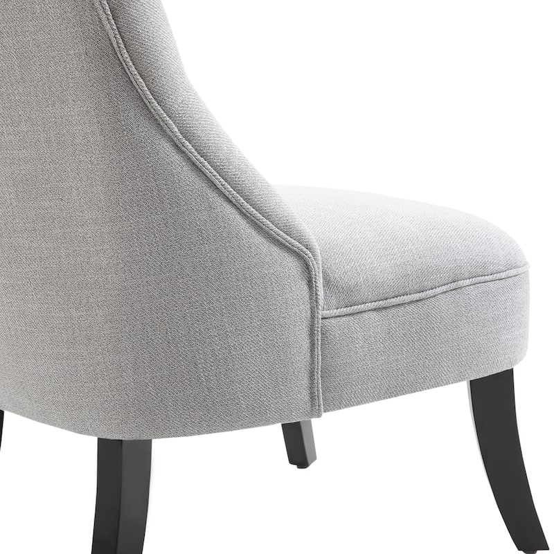 Copper Grove Tigre Fabric-upholstered Small Accent Chair with Wood Legs and Pillow - 20.75*27.25*30.25