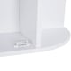 preview thumbnail 9 of 8, HOMCOM Over-the-Sink Bathroom Storage Organizer Cabinet with Mirrored Door and Multiple Shelves, White
