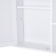 preview thumbnail 10 of 8, HOMCOM Over-the-Sink Bathroom Storage Organizer Cabinet with Mirrored Door and Multiple Shelves, White