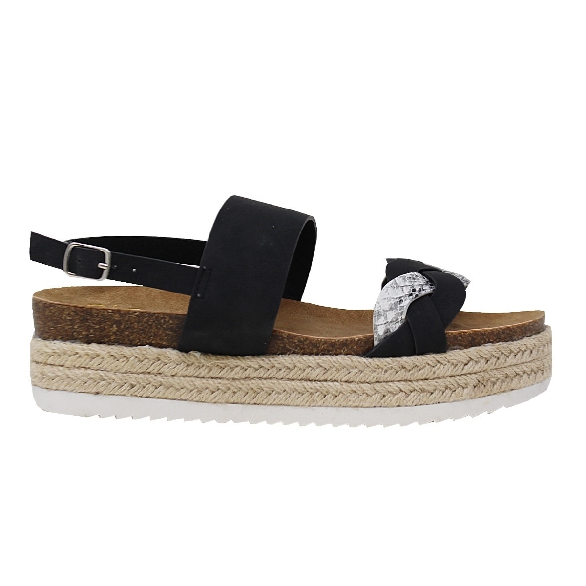 low platform espadrille sandals