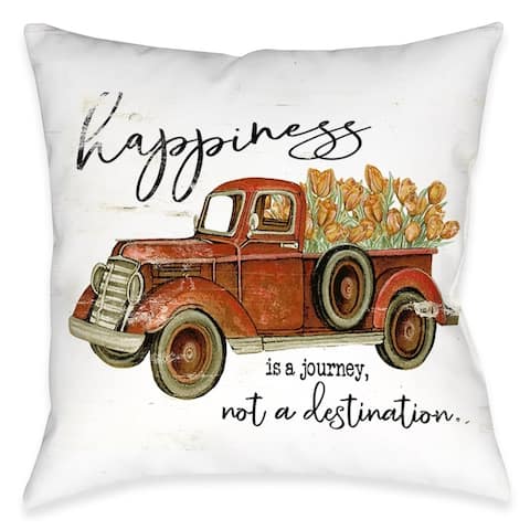 Happiness Journey Indoor Decorative Pillow