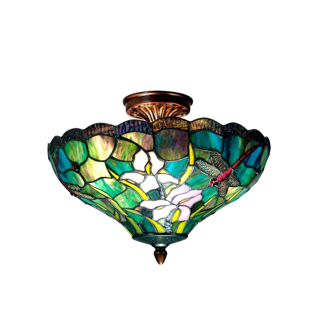Savannah Tiffany Flush Mount