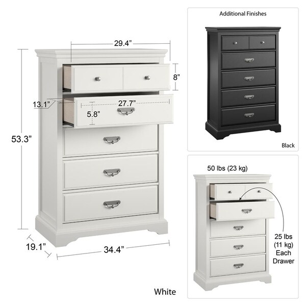 Avenue Greene Heckler 5 Drawer Dresser