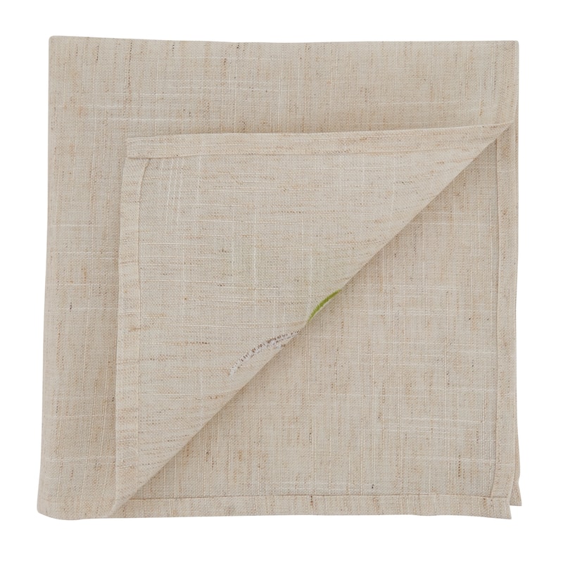 Embroidered Table Napkins With Vine Design (Set of 4) - 20" x 20"