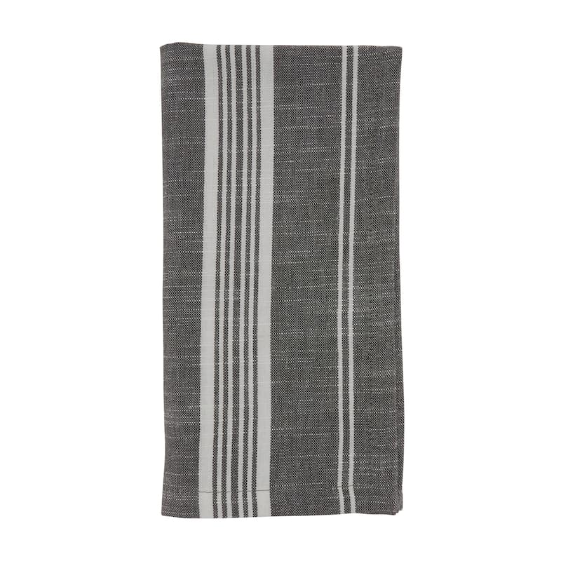 Striped Design Cotton Table Napkins (Set of 4) - 20" x 20"