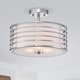 preview thumbnail 1 of 2, Edwin Semi-Flush Mount 14 Inch Chandelier