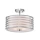 preview thumbnail 3 of 2, Edwin Semi-Flush Mount 14 Inch Chandelier