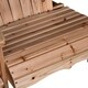 Armopa Wood Adirondack Chairs with Attached Center Table by Havenside Home - Thumbnail 8