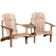 Armopa Wood Adirondack Chairs with Attached Center Table by Havenside Home - Thumbnail 1
