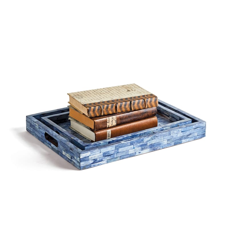 Hip Vintage Duffin Hand Polished Trays (Set of 2 )