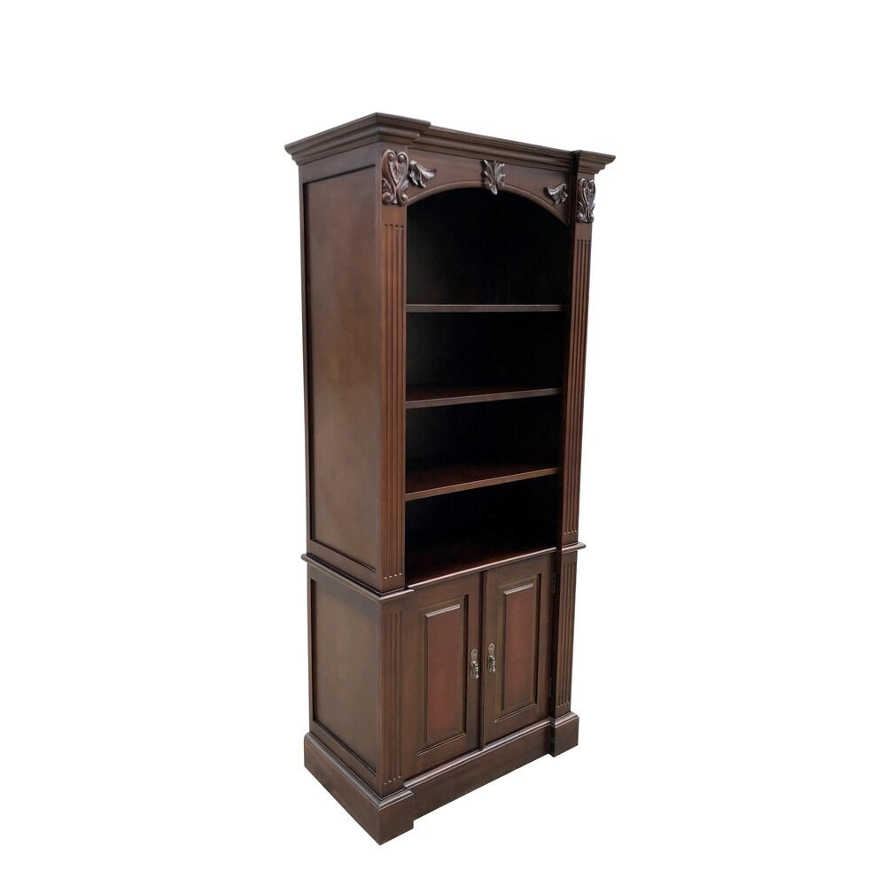 DArt CollectionCarved 2DR Half Open Bookcase DailyMail