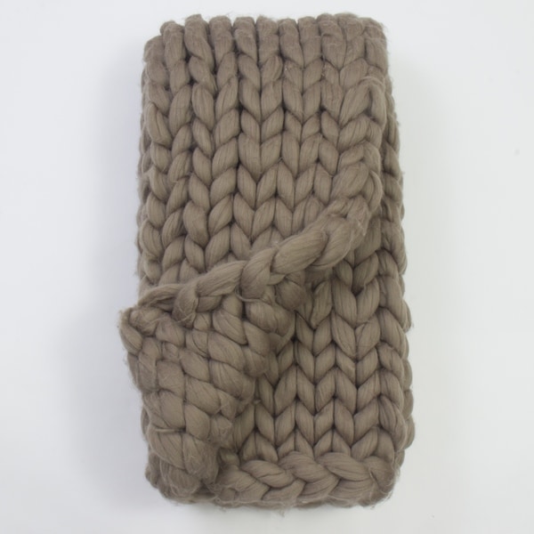 Bed bath and 2025 beyond chunky knit blanket