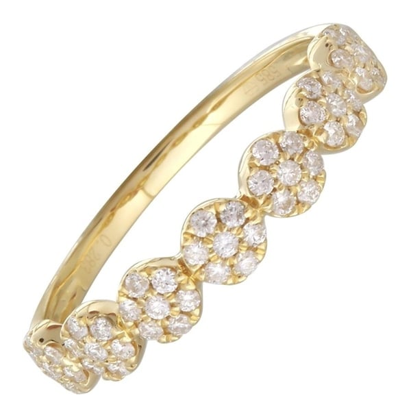 H-I Brilliant I1-I2 Clarity 1//5CT NATURAL Diamond Bracelet 10K Solid White Gold