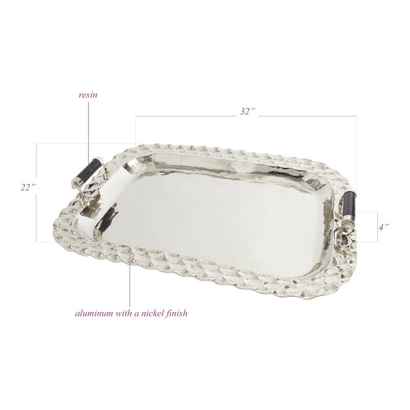 Hip Vintage Aldo Polished Nickel Tray